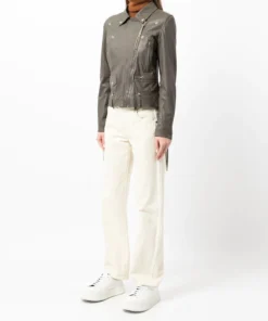 MDK 'Dusty Green Seattle Thin Leather Jacket' Clothing 9 MDK 'Dusty Green Seattle Thin Leather Jacket' Clothing