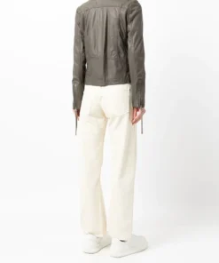 MDK 'Dusty Green Seattle Thin Leather Jacket' Clothing 10 MDK 'Dusty Green Seattle Thin Leather Jacket' Clothing