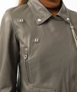 MDK 'Dusty Green Seattle Thin Leather Jacket' Clothing 11 MDK 'Dusty Green Seattle Thin Leather Jacket' Clothing