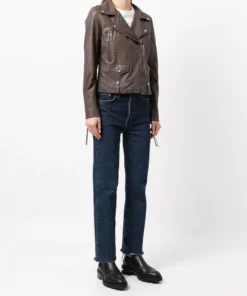 MDK Brown 'Seattle Thin Leather Jacket' Clothing 9 MDK Brown 'Seattle Thin Leather Jacket' Clothing