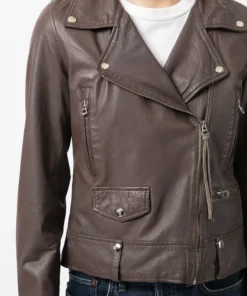 MDK Brown 'Seattle Thin Leather Jacket' Clothing 11 MDK Brown 'Seattle Thin Leather Jacket' Clothing
