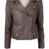 MDK Brown 'Seattle Thin Leather Jacket' Clothing 2 MDK Brown 'Seattle Thin Leather Jacket' Clothing