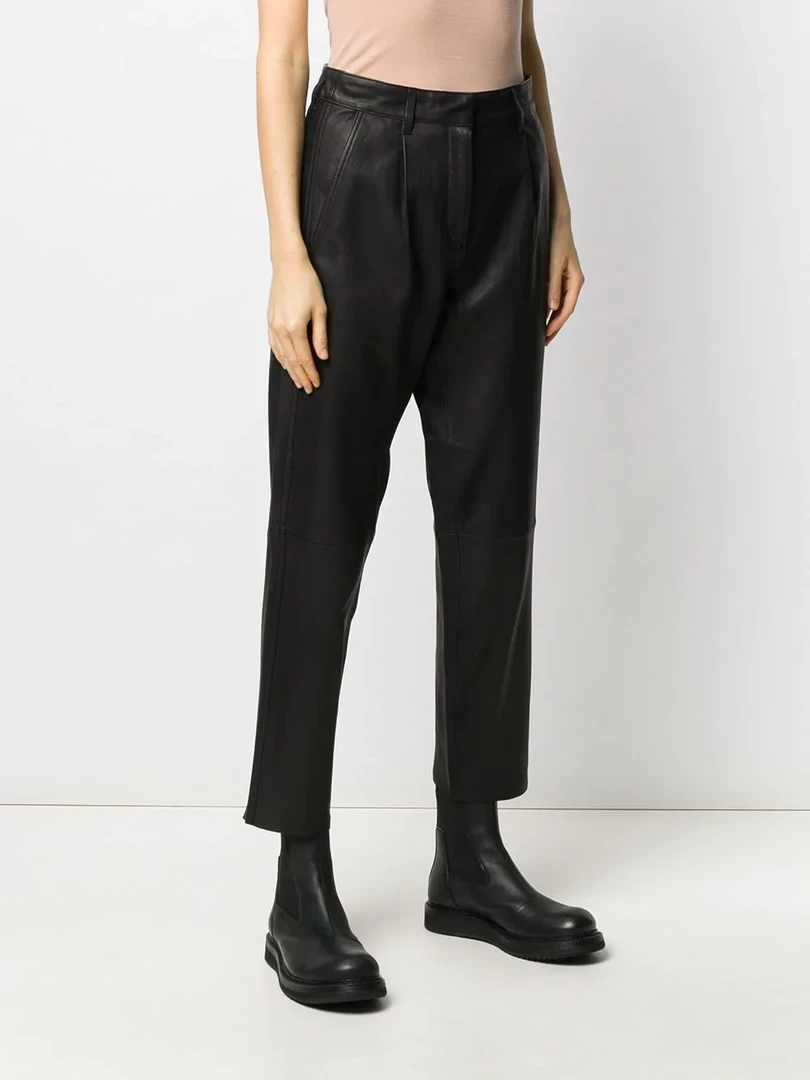MDK Black 'Iris' Leather Trousers Clothing 7 MDK Black 'Iris' Leather Trousers Clothing