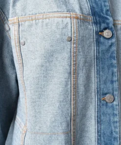 MM6 By Maison Margiela Clothing ‘Oversized Reversible Long Denim Jacket’