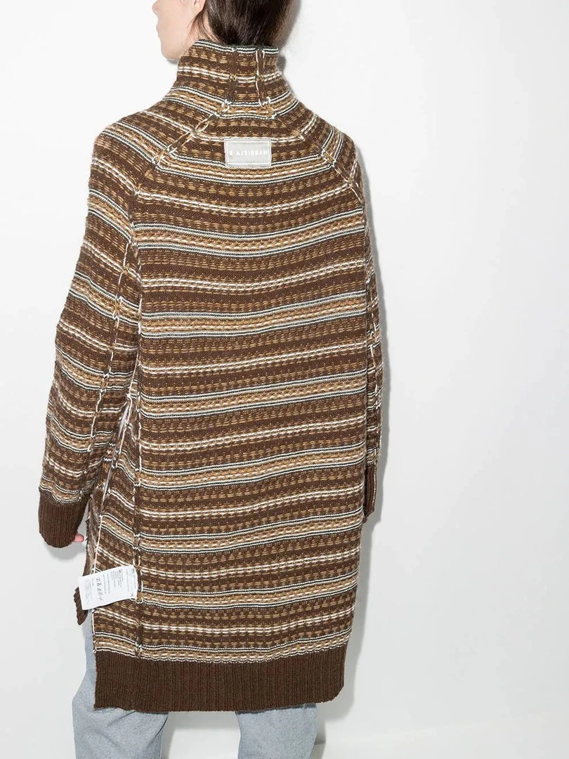 MM6 By Maison Margiela ‘Oversized Reversible Stripe Knit Long Sweater’ 5 MM6 By Maison Margiela ‘Oversized Reversible Stripe Knit Long Sweater’