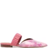 Malone Souliers 'Matilda' Pink Croc Effect Flat Mules 2 Malone Souliers 'Matilda' Pink Croc Effect Flat Mules
