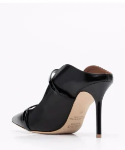 Malone Souliers Black ‘Maureen 85’ Stiletto Mules Shoes