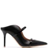 Malone Souliers Black ‘Maureen 85’ Stiletto Mules Shoes