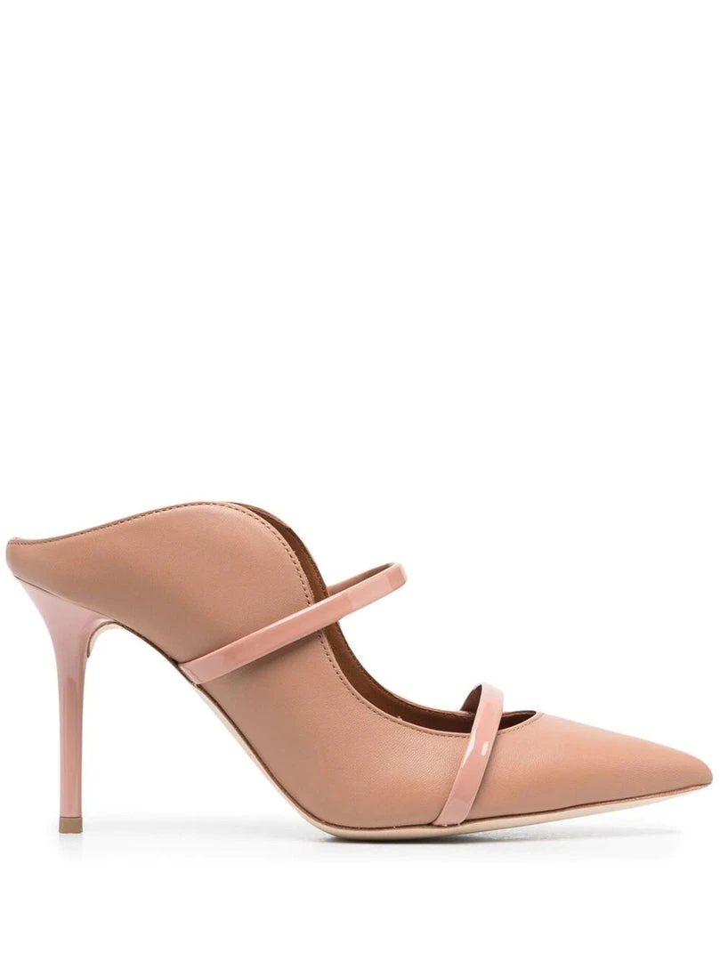 Malone Souliers 'Maureen MS 85-2' Nude Blush Mules Shoes 3 Malone Souliers 'Maureen MS 85-2' Nude Blush Mules Shoes