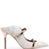 'Malone Souliers X Bridgerton Maureen 85 Jacquard Mules'