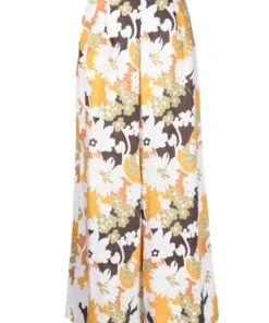Faithfull The Brand 'Malta' Wide Leg Floral Trousers