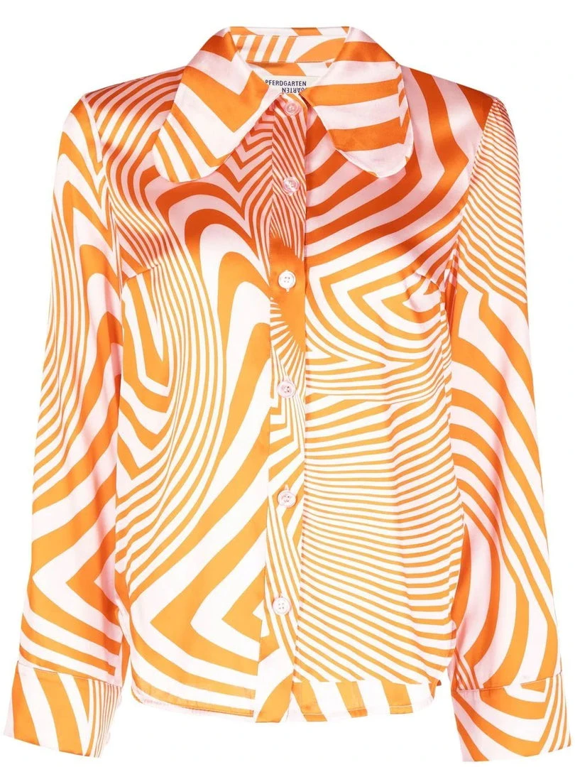 Baum Und Pferdgarten 'Mara' Psychedelic Print Shirt 8 Baum Und Pferdgarten 'Mara' Psychedelic Print Shirt