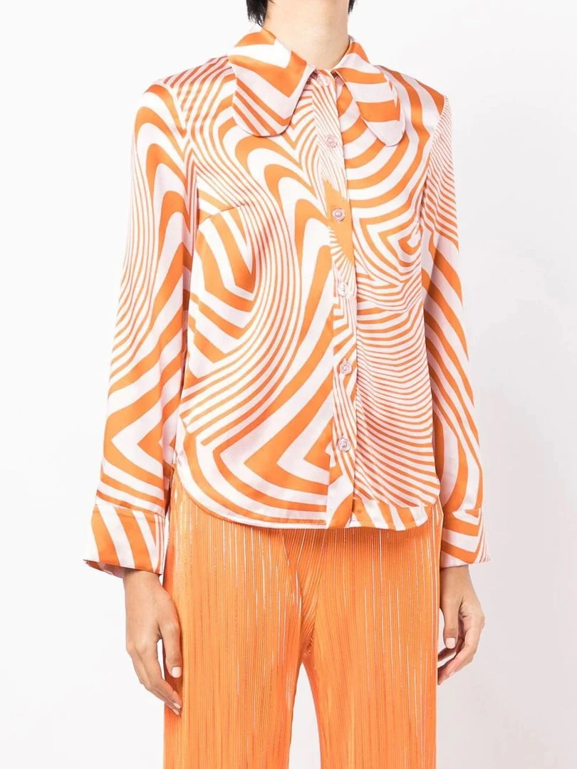 Baum Und Pferdgarten 'Mara' Psychedelic Print Shirt 5 Baum Und Pferdgarten 'Mara' Psychedelic Print Shirt