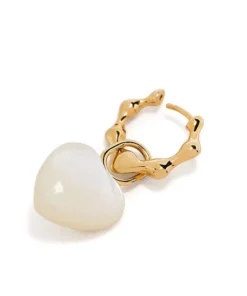 Maria Black Accessories Gold 'Milla' Heart Huggie Earring