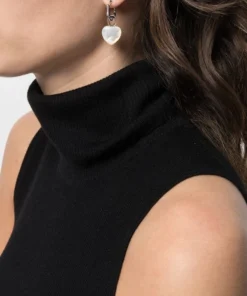 Maria Black Accessories Silver 'Milla' Heart Huggie Earring