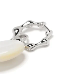 Maria Black Accessories Silver 'Milla' Heart Huggie Earring