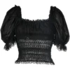 Charo Ruiz Black 'Martha' Lace Top 1 Charo Ruiz Black 'Martha' Lace Top