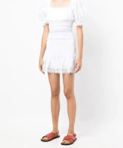 Charo Ruiz Tops 'Martha' Lace Top White 9 Charo Ruiz Tops 'Martha' Lace Top White