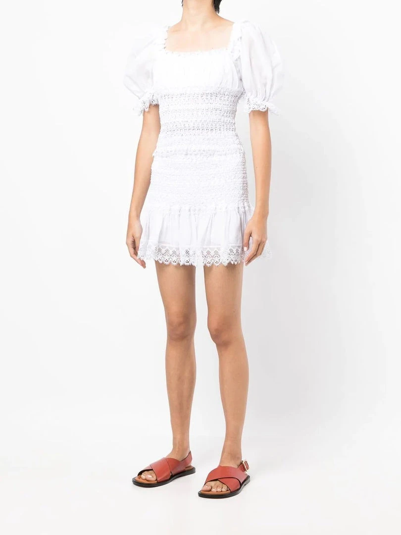 Charo Ruiz Tops 'Martha' Lace Top White 5 Charo Ruiz Tops 'Martha' Lace Top White