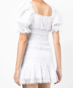 Charo Ruiz Tops 'Martha' Lace Top White 10 Charo Ruiz Tops 'Martha' Lace Top White