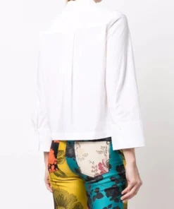 Baum Und Pferdgarten Clothing White 'Matleena' Ruffle Shirt