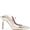 Malone Souliers 'Maureen 85-28' Mirror Silver Mules 2 Malone Souliers 'Maureen 85-28' Mirror Silver Mules