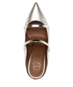 Malone Souliers 'Maureen 85-28' Mirror Silver Mules 9 Malone Souliers 'Maureen 85-28' Mirror Silver Mules