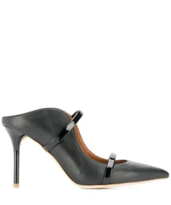 Malone Souliers New In 'Maureen MS 85-23' Black Mules