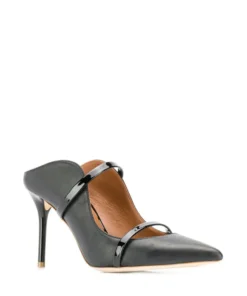 Malone Souliers New In 'Maureen MS 85-23' Black Mules
