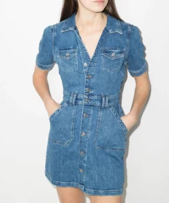 Paige 'Mayslie' Denim Mini Dress