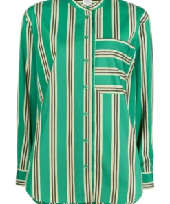 Baum Und Pferdgarten Green 'Mesa' Striped Shirt