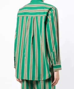 Baum Und Pferdgarten Green 'Mesa' Striped Shirt