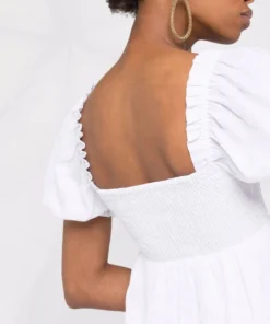 Faithfull The Brand 'Miguelina' Linen Mini Dress Clothing