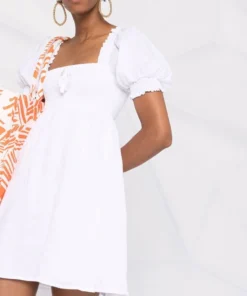 Faithfull The Brand 'Miguelina' Linen Mini Dress Clothing