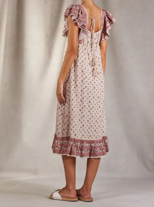 M.A.B.E 'Mira' Print Midi Dress 4 M.A.B.E 'Mira' Print Midi Dress