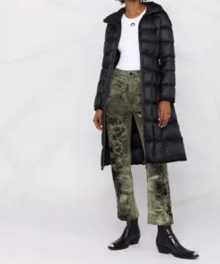 Moncler Black 'Bellevalia' Long Coat
