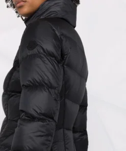 Moncler Black 'Bellevalia' Long Coat