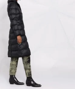Moncler Black 'Bellevalia' Long Coat