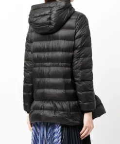 Moncler Black 'Bunium' Short Parka