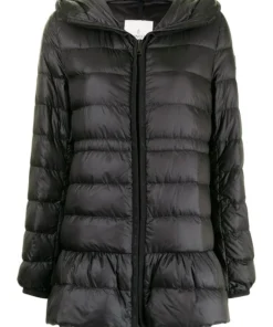 Moncler Black 'Bunium' Short Parka