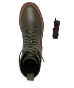 Moncler Khaki And Brown 'Carinne' Ankle Boots 9 Moncler Khaki And Brown 'Carinne' Ankle Boots