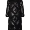 Moncler Black 'Cotonniere' Long Coat