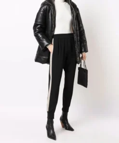 Moncler 'Black Envers Satin Trousers'