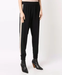 Moncler 'Black Envers Satin Trousers' 9 Moncler 'Black Envers Satin Trousers'