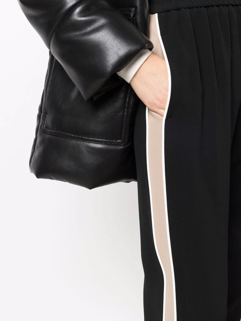 Moncler 'Black Envers Satin Trousers' 7 Moncler 'Black Envers Satin Trousers'