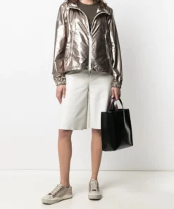 Moncler 'Eschamali' Metallic Bronze Jacket