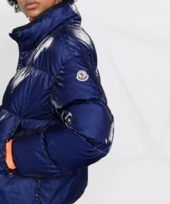 Moncler 'Grenit' Blue Cropped Padded Jacket 10 Moncler 'Grenit' Blue Cropped Padded Jacket