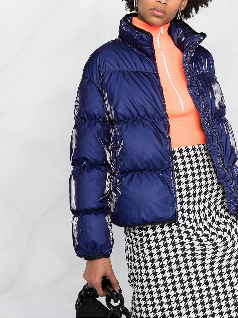 Moncler 'Grenit' Blue Cropped Padded Jacket 7 Moncler 'Grenit' Blue Cropped Padded Jacket