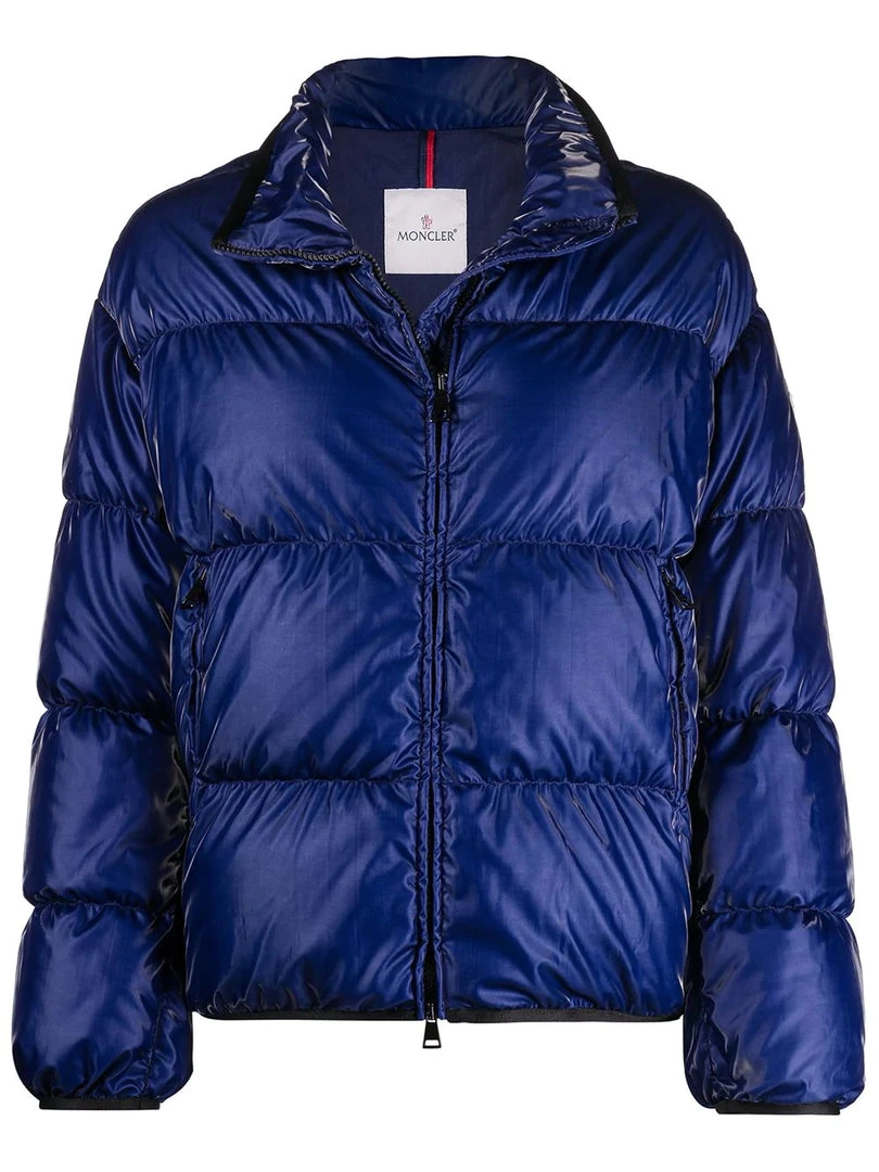 Moncler 'Grenit' Blue Cropped Padded Jacket 3 Moncler 'Grenit' Blue Cropped Padded Jacket