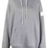 Moncler Grey 'Logo-Print Hoodie'